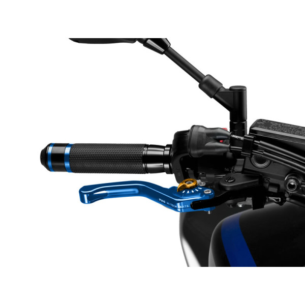 Puig Short V3 Brake (Blue Lever With Blue Selector) Gold